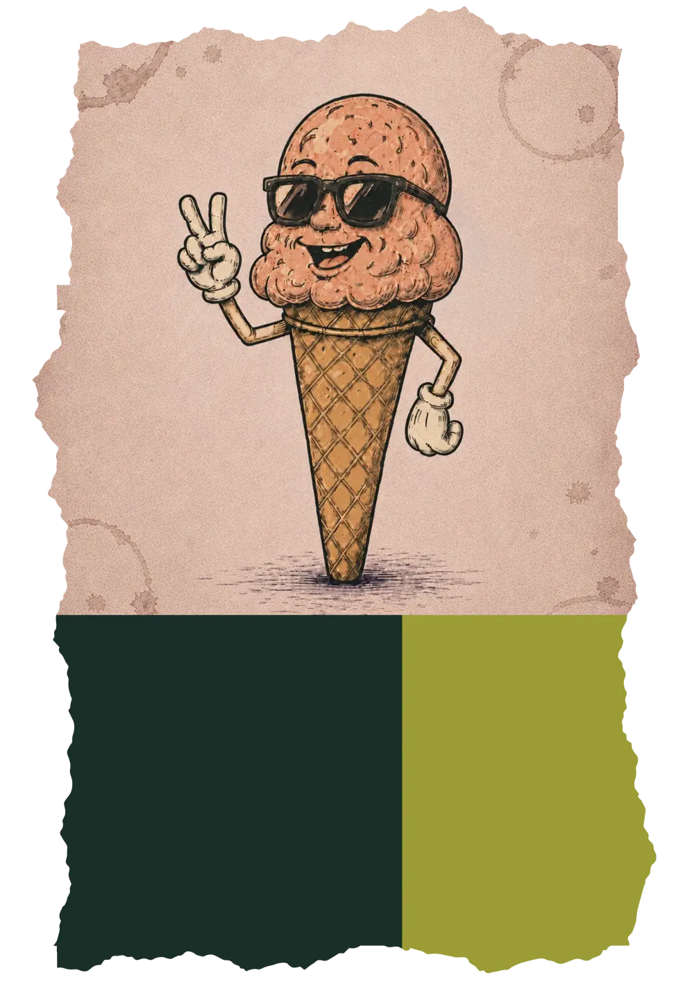 Gelato Sortenkarte